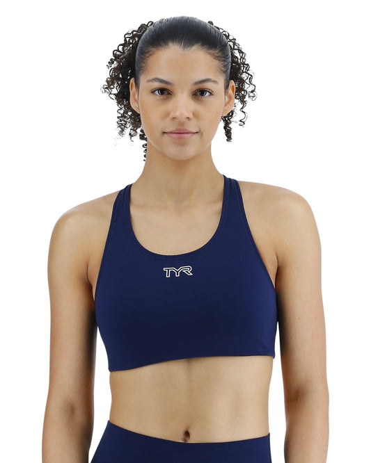 Navy TYR Joule Elite™ Women's Classic Sports Bra