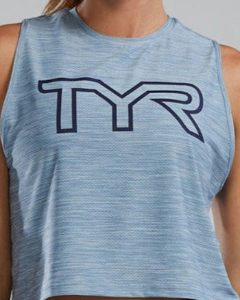 Women's Cropped Tank - Denim