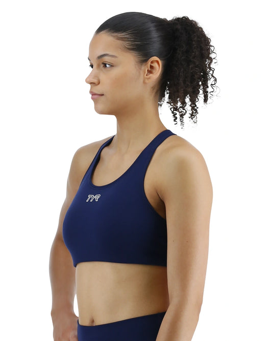Navy TYR Joule Elite™ Women's Classic Sports Bra
