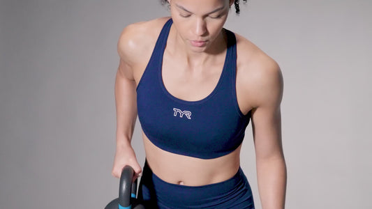 Navy TYR Joule Elite™ Women's Classic Sports Bra