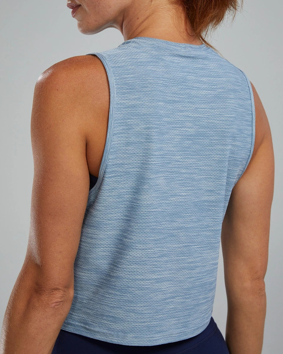 Women's Cropped Tank - Denim